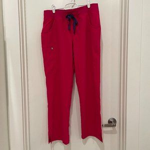 FIGS Hot Pink Kade Cargo Pants Petite Medium